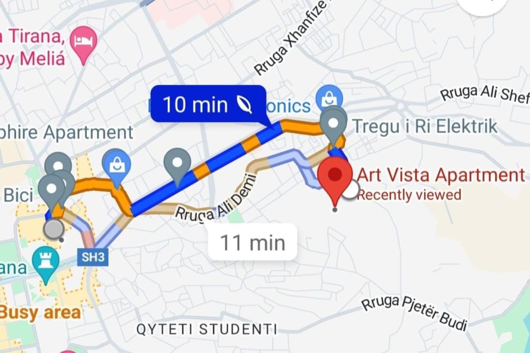 Art Vista Apartment Tirana Eksteriør billede